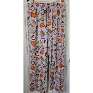 Maruchan Ramen Noodles Pajama Pants Sleepwear Loungewear Men's XL Stretch